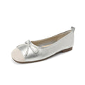 Damen Ballerinas mit elegantem Schleifenakzent aus hochwertigem Leder