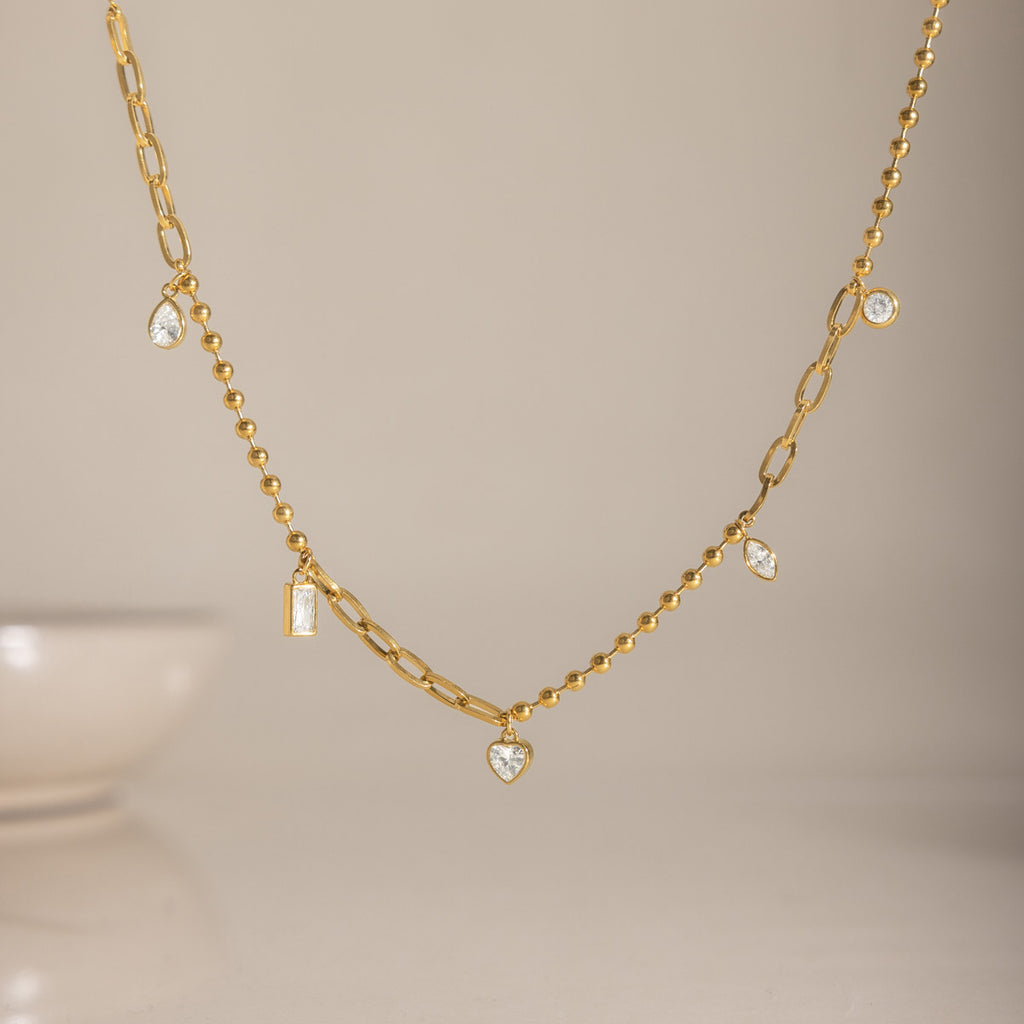 Damen elegante Halskette mit wasserfestem Design und hypoallergenen Eigenschaften Shop Nory