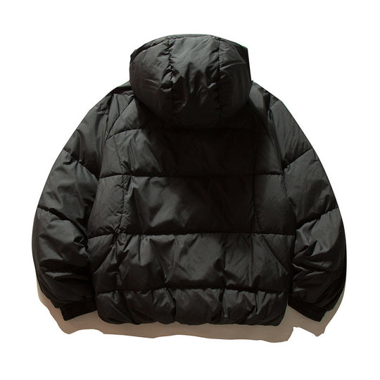 Unisex Oversize-Steppjacke im Boxy-Cut mit Kapuze und verstellbarem Saum Shop Nory