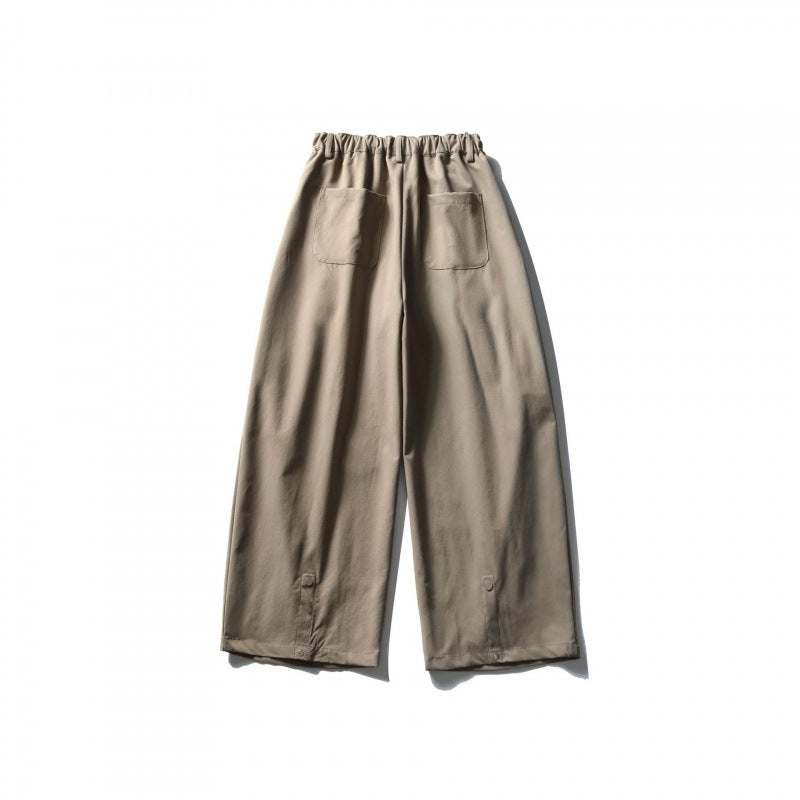 Damen Weite Culotte-Hose mit hoher Taille und elastischem Bund Shop Nory