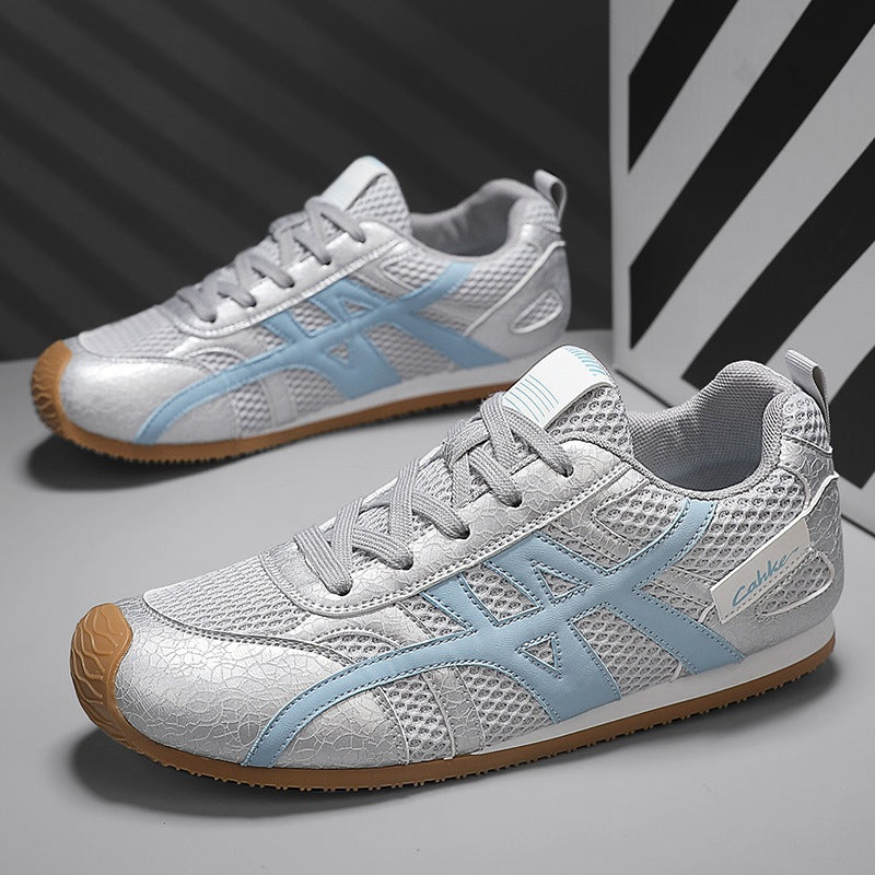 Unisex Retro-Laufsneaker mit atmungsaktivem Mesh und rutschfester Gummilaufsohle Shopy Nory