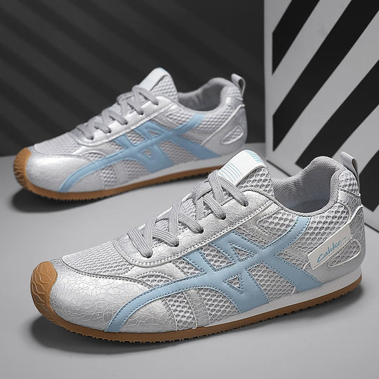 Unisex Retro-Laufsneaker mit atmungsaktivem Mesh und rutschfester Gummilaufsohle Shopy Nory