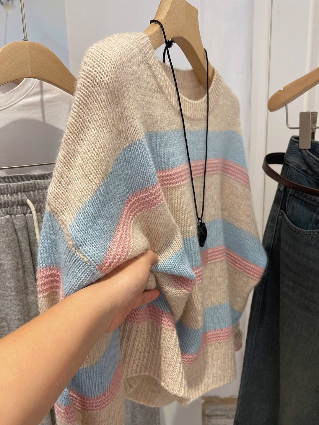 Damen Gemütlicher und Modischer Pullover Shop Nory