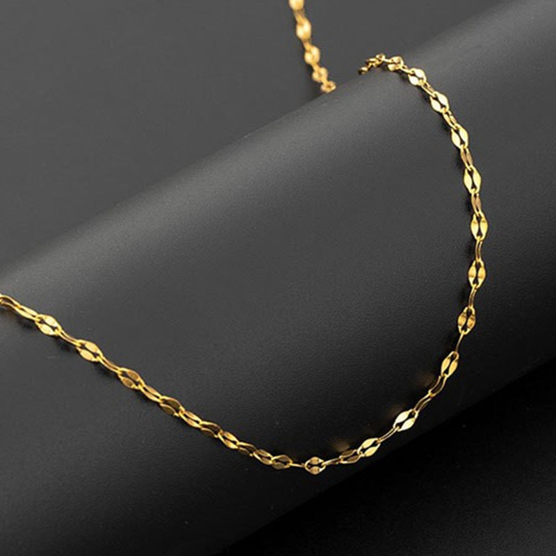 Damen Vergoldete Gliederkette Halskette Shop Nory