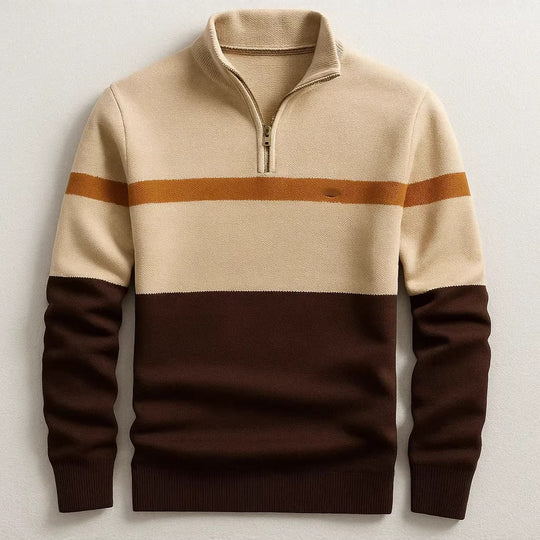 Herren Modischer Halbzip-Pullover