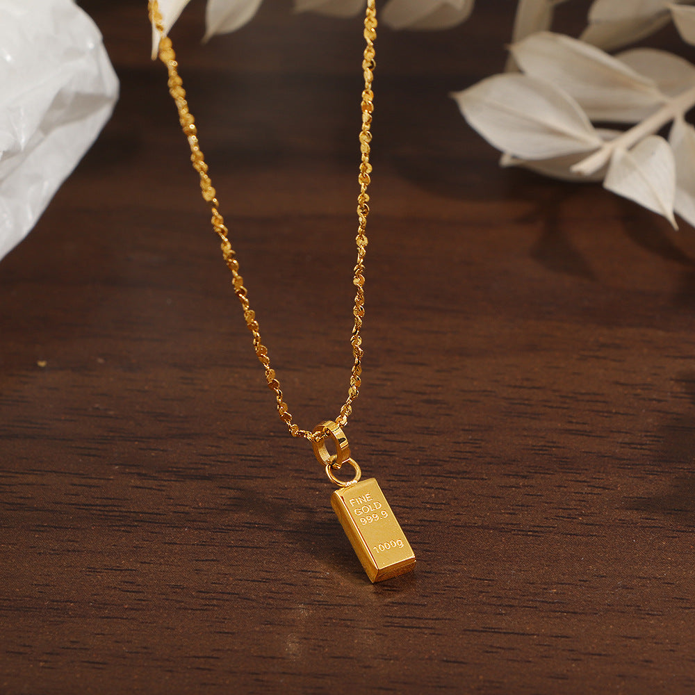 Damen elegante Kette mit minimalistischen Anhängern Shop Nory