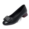 Damen Komfortable und elegante Ballerinas mit modischem Schnallen-Detail
