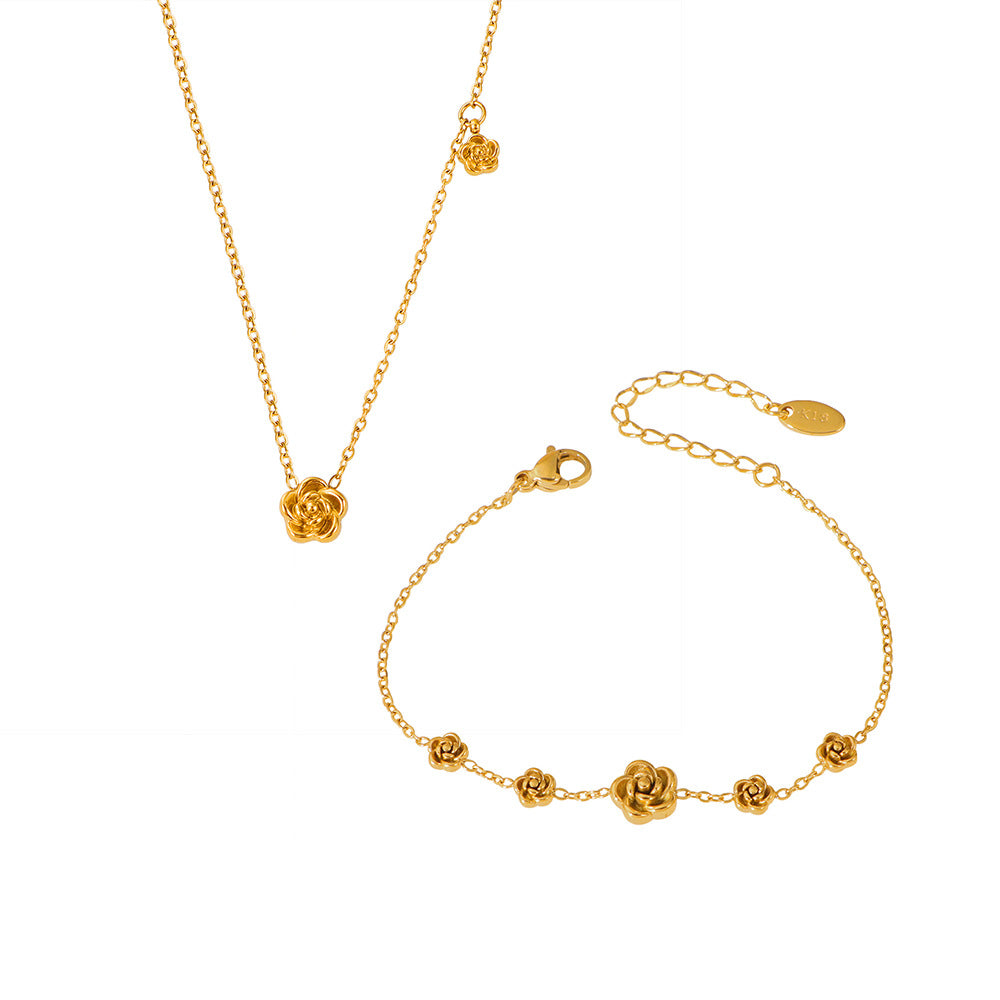 Damen Blüteninspiriertes Anhänger-Halsband Shop Nory