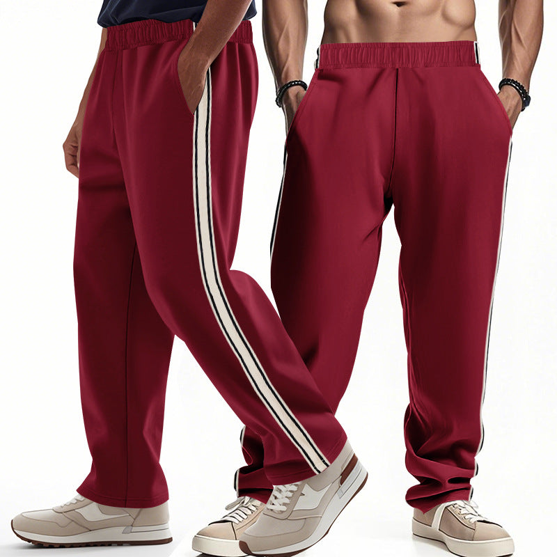 Herren Sportliche Sweatpants mit seitlichen Streifen