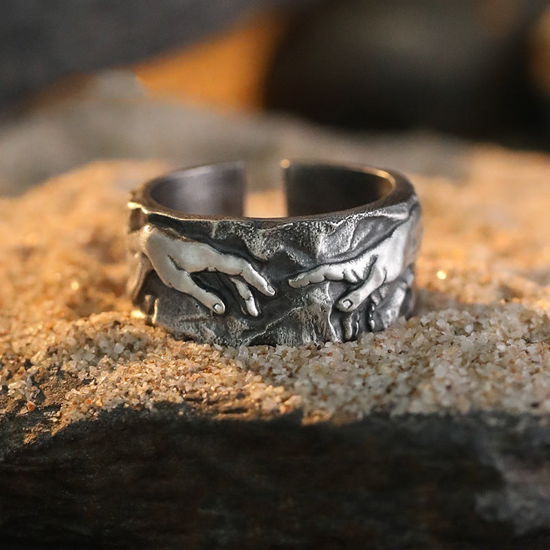 Damenring mit kunstvollem Handdesign Shop Nory