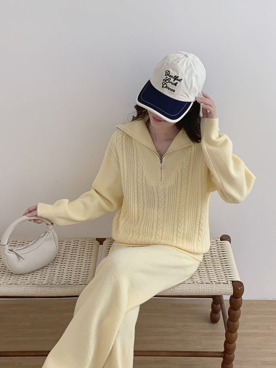 Damen Sportlicher Wollpullover mit hohem Kragen Shop Nory