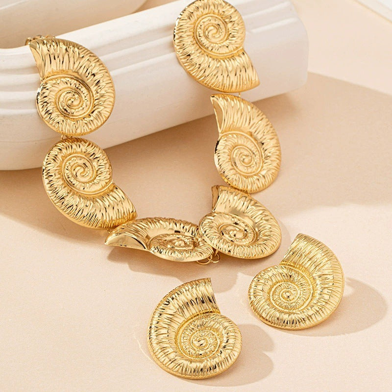 Damen Schmuckset mit Muschel-Design Shop Nory