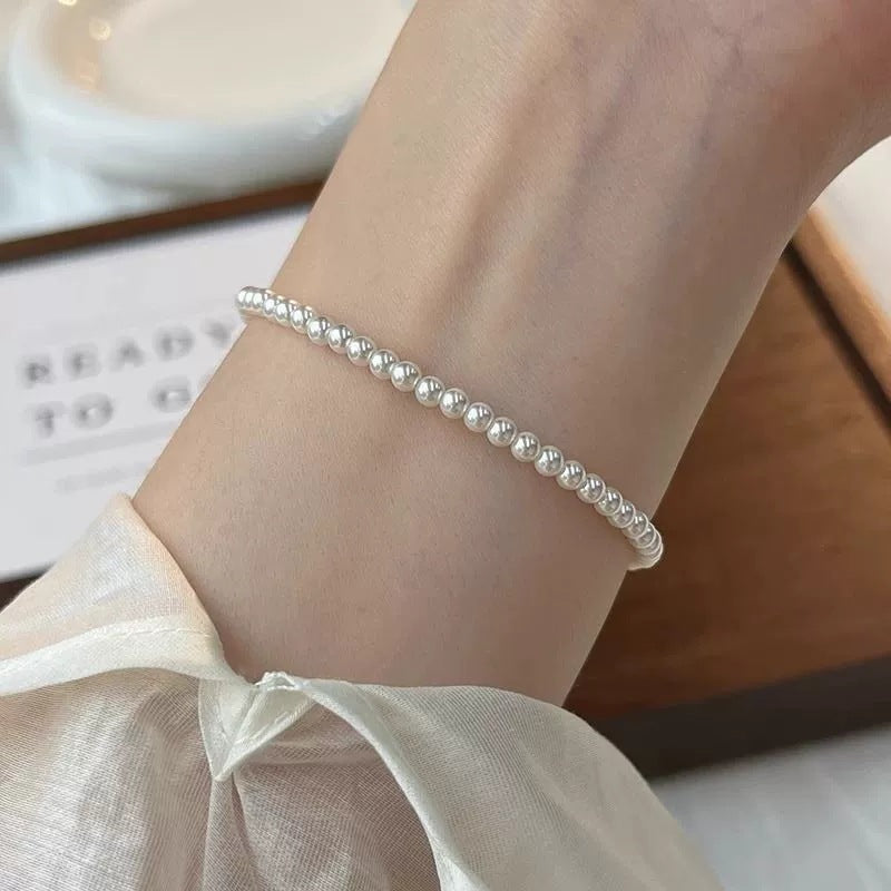 Damen zartes Perlenarmband aus hochwertigem Material Shop Nory