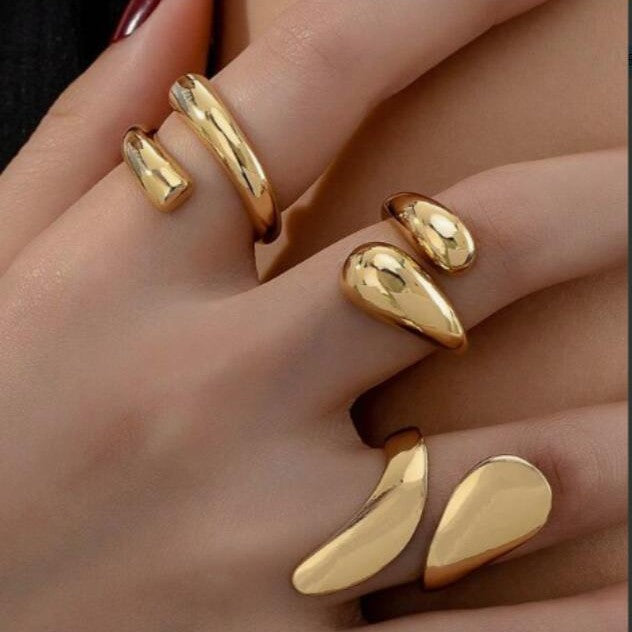Damen Ring-Set mit modernen und skulpturalen Designs Shop Nory