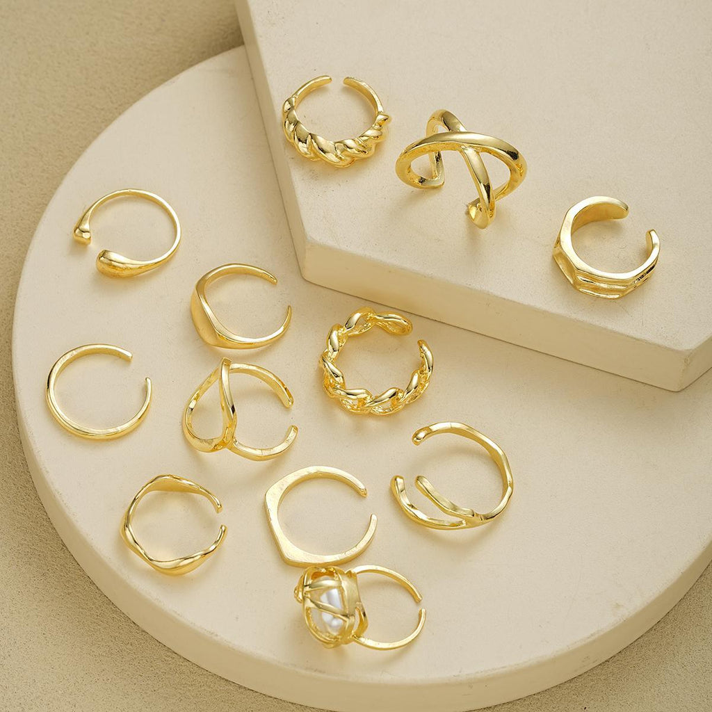 Damen Ring-Set mit eleganten und kreativen Designs Shop Nory