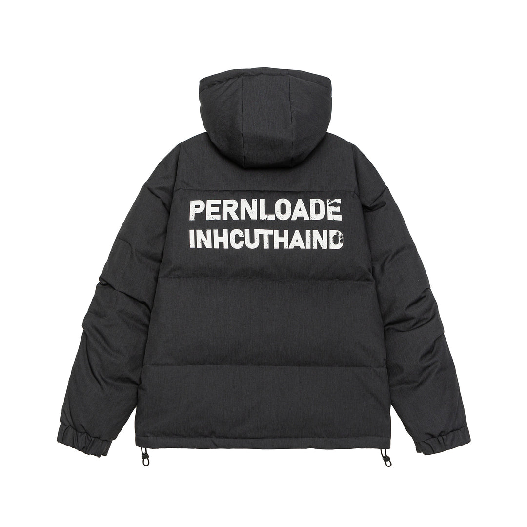 Herren Wattierte Winterparka mit Kapuze und Multitaschen Shop Nory