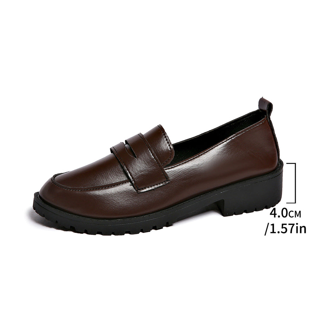Damen Elegante und bequeme Mokassins mit modischem Riemen