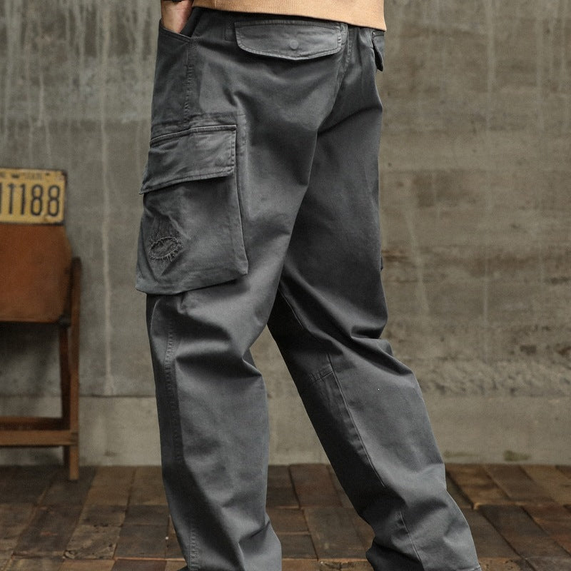 Herren Cargo-Joggerhose mit Utility-Taschen und elastischen Bündchen Shop Nory