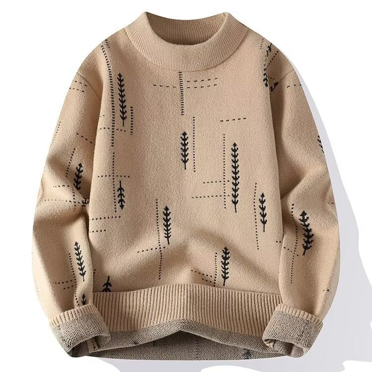 Damen Modischer Strickpullover mit floraler Applikation Shop Nory