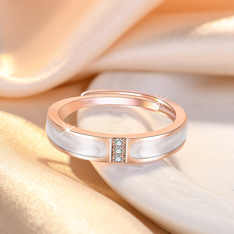 Damen eleganter Ring mit filigranem Design und Zirkonia-Besatz Shop Nory