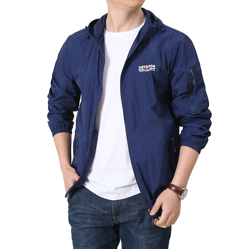 Herren Sportliche und winddichte Outdoor-Jacke Shop Nory