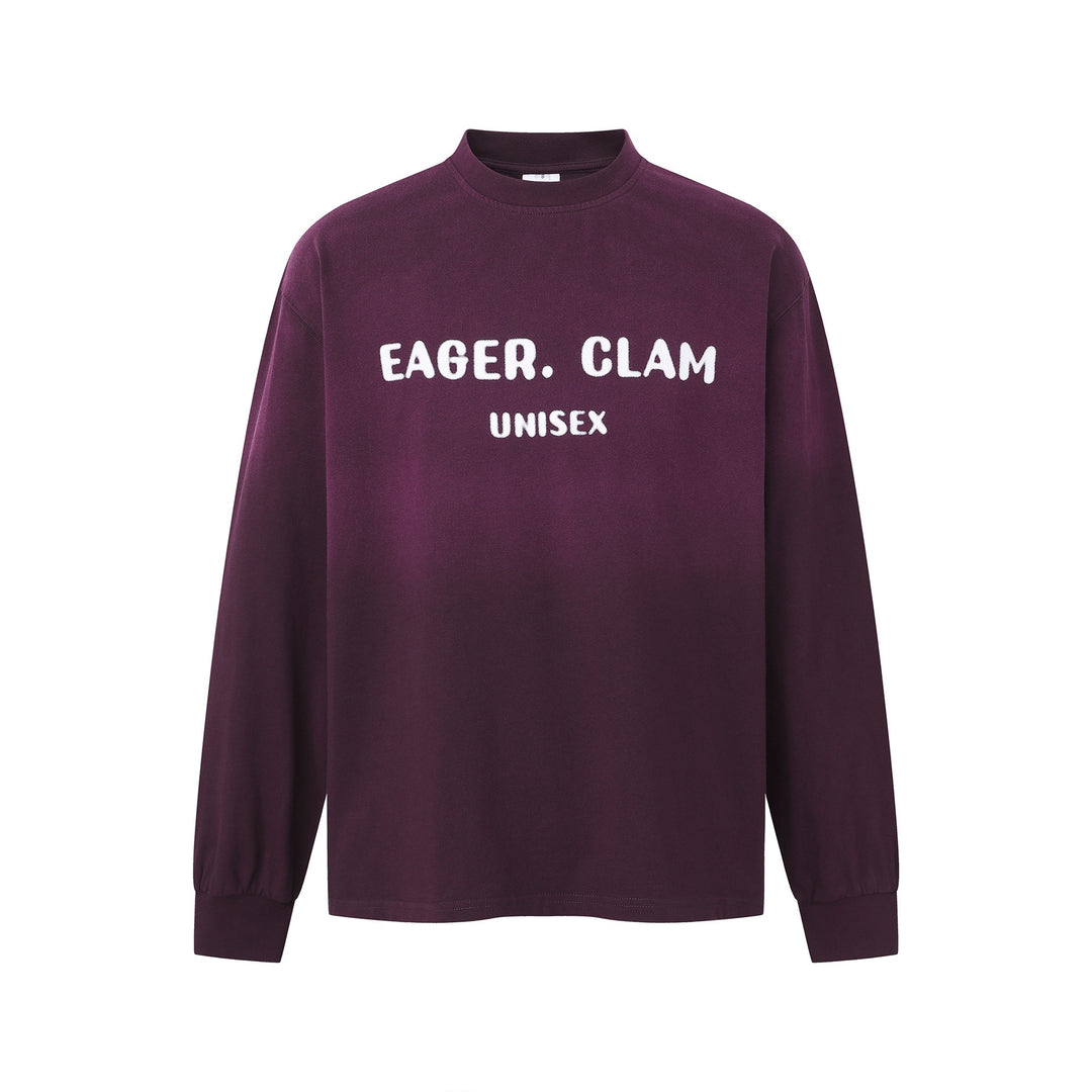 Unisex Oversize-Sweatshirt mit Mockkragen und Statement-Print Shop Nory