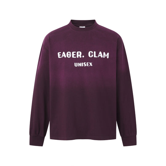 Unisex Oversize-Sweatshirt mit Mockkragen und Statement-Print Shop Nory
