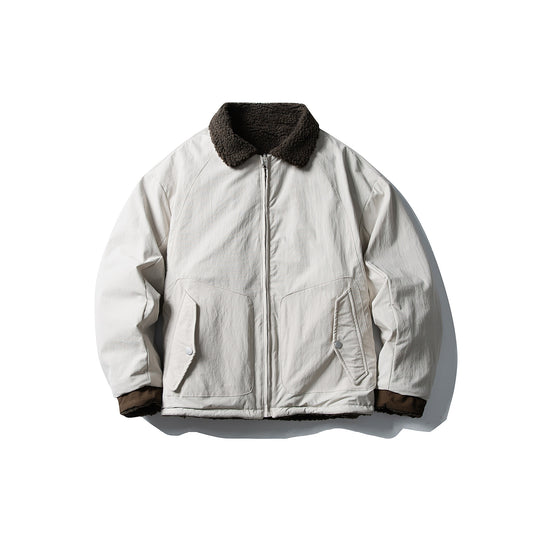 Herren Kurz geschnittener Isolations‑Blouson mit Sherpa‑Kragen und Klappentaschen Shop Nory