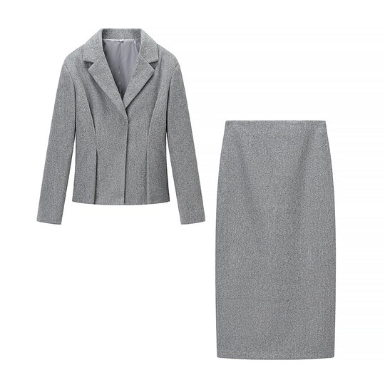 Damen Zweiteiliges Business-Kostüm mit tailliertem Blazer und Bleistiftrock Shop Nory