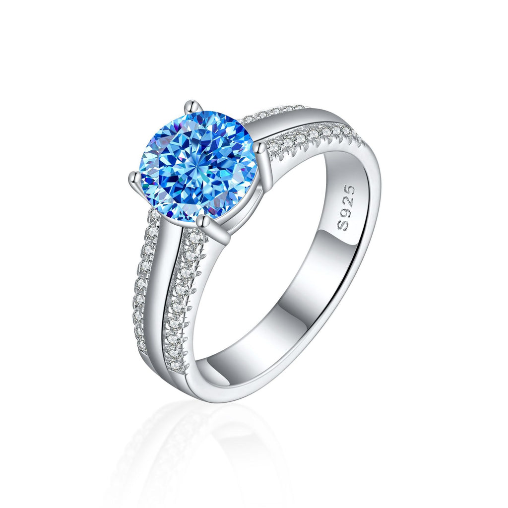 Damen Verlobungsring im eleganten Wellen-Design mit funkelndem Zirkoniabesatz Shop Nory