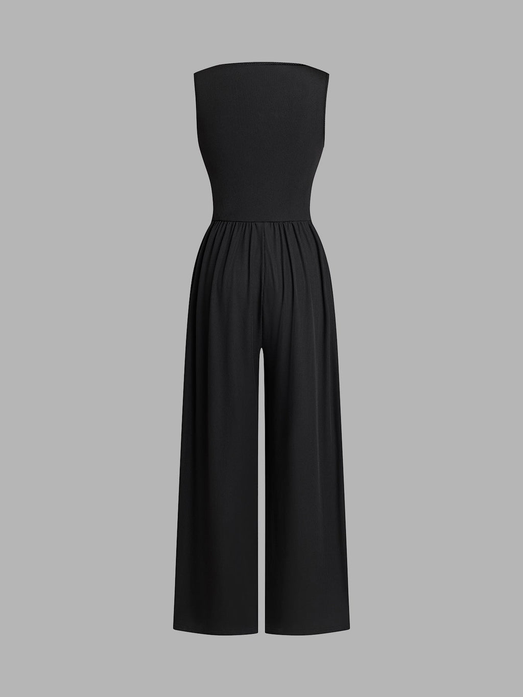 Damen eleganter Jumpsuit mit verstellbaren Trägern und weiten Beinen Shopnory