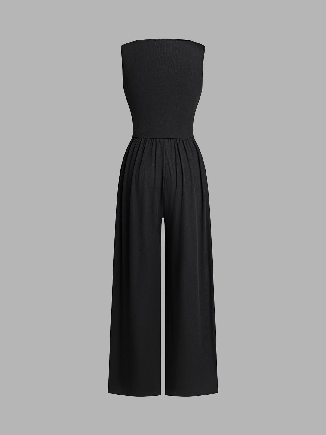 Damen eleganter Jumpsuit mit verstellbaren Trägern und weiten Beinen Shopnory