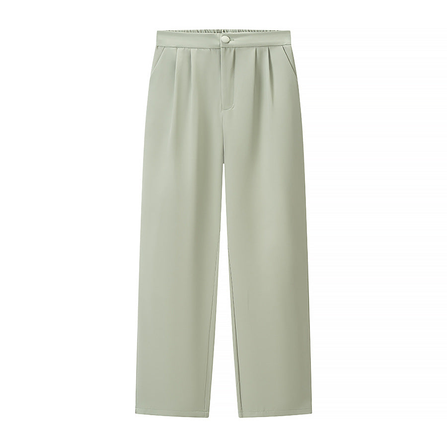 Damen Zweiteiliges tailliertes Weste- und weites Hosen-Set mit Schnürdetail Shop Nory