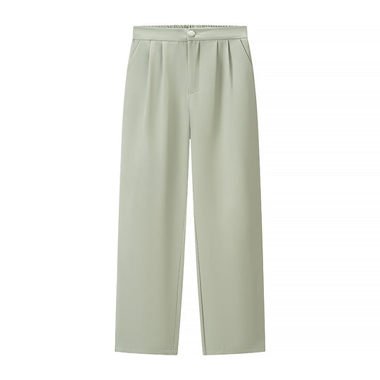 Damen Zweiteiliges tailliertes Weste- und weites Hosen-Set mit Schnürdetail Shop Nory