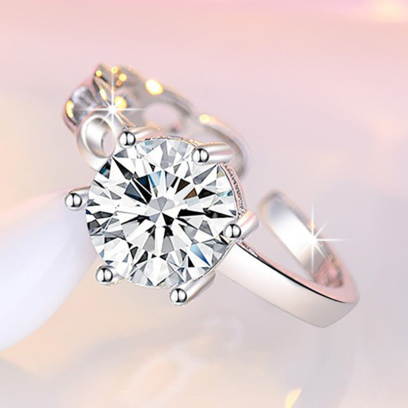 Damen filigraner Ring mit funkelndem Zirkonia Shop Nory