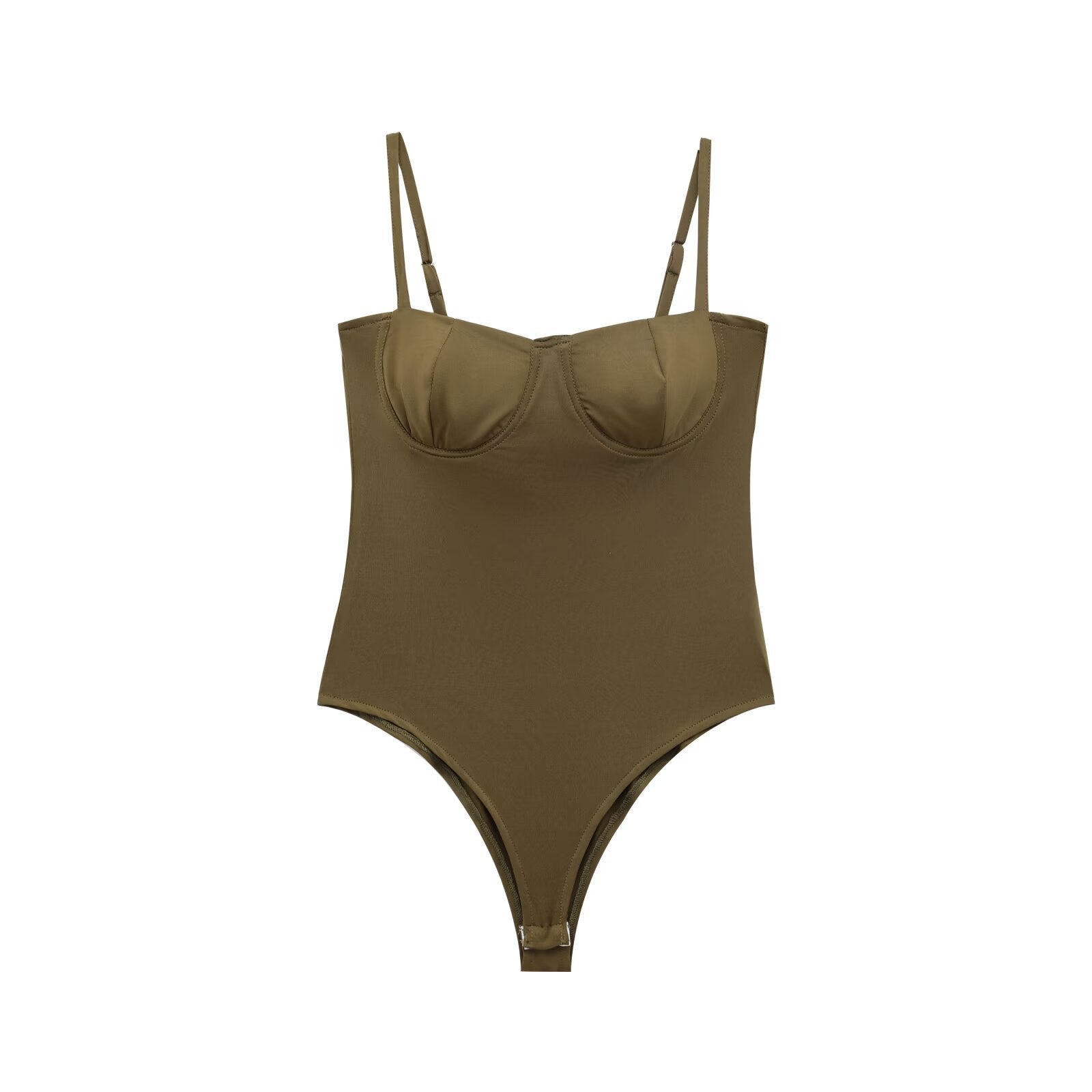 Damen stilvoller Bodys mit Bügel und verstellbaren Trägern Shopnory