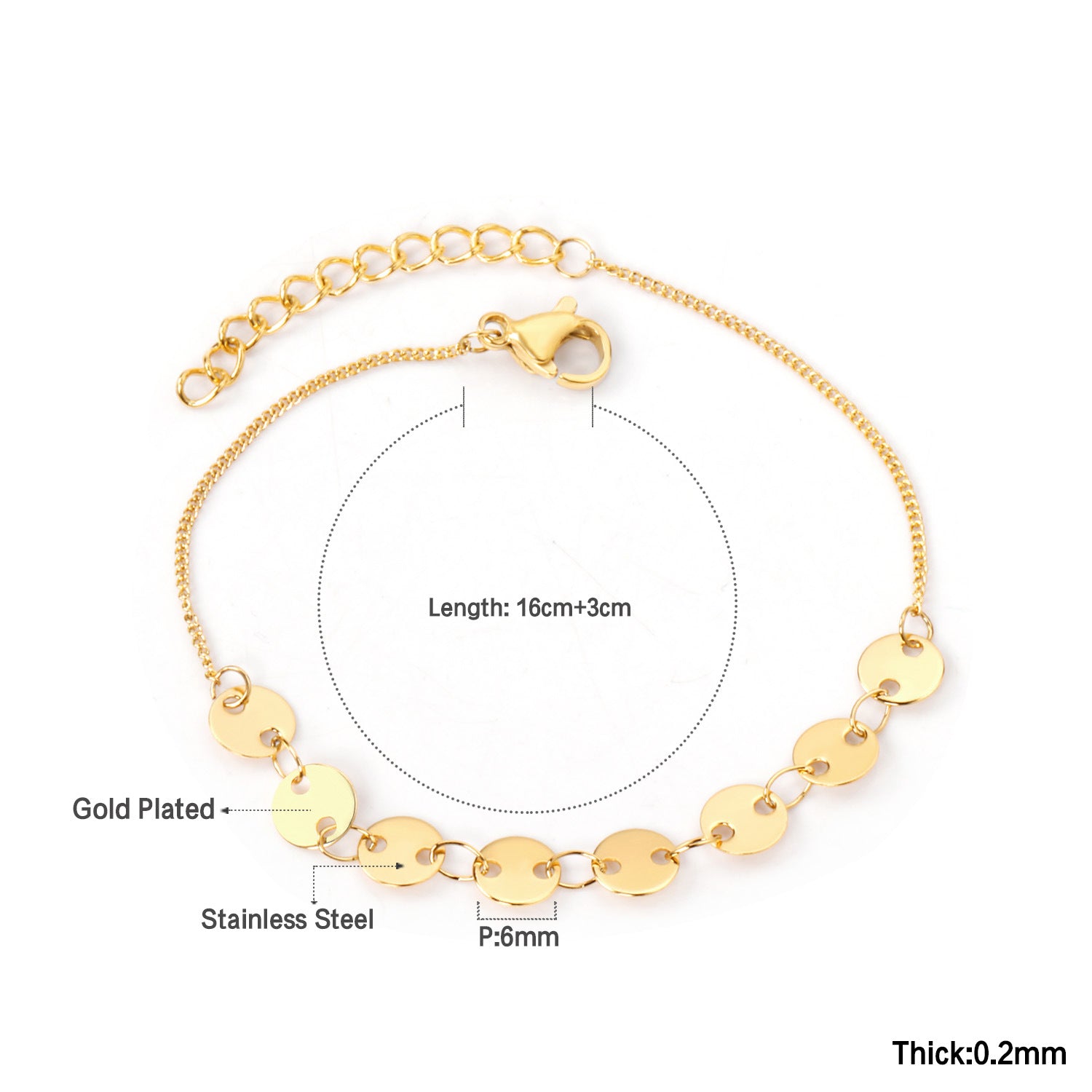 Damen Armband mit farbenfrohen Perlen und hochwertiger Edelstahl-Kette Shop Nory
