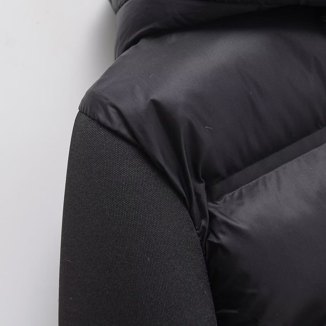 Damen Gekürzte gesteppte Hybrid‑Wattierte Jacke mit Kapuze Shop Nory