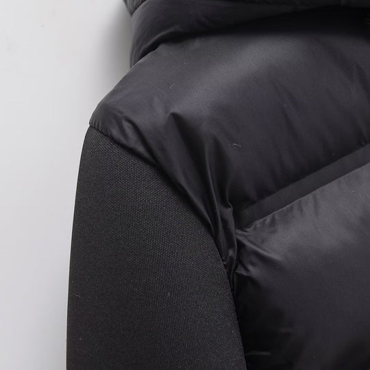 Damen Gekürzte gesteppte Hybrid‑Wattierte Jacke mit Kapuze Shop Nory