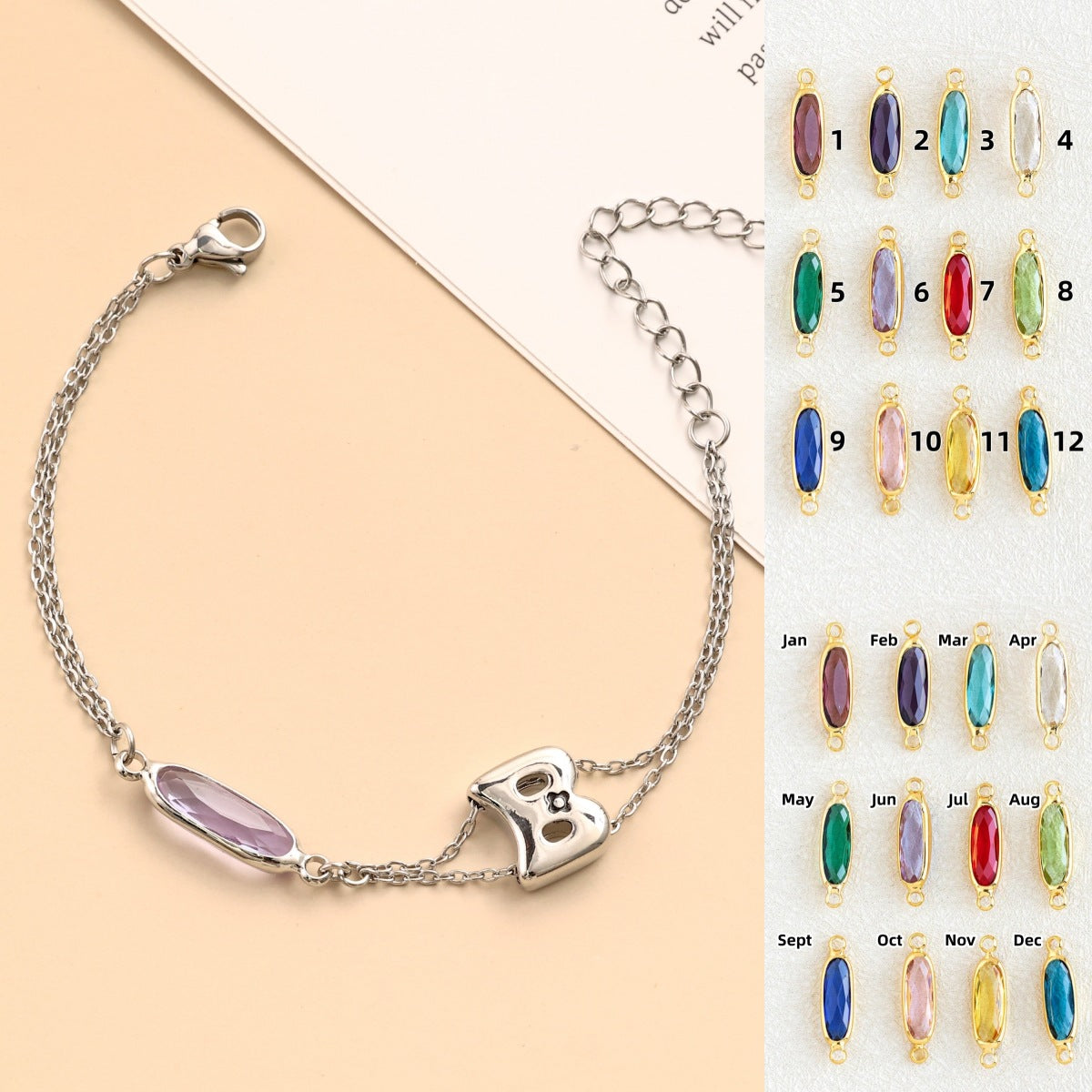 Damen Armbanduhr mit facettiertem Kristall und eleganter Schließe Shop Nory