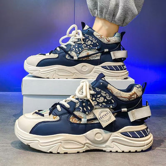 Damen Sportliche Chunky Sneakers mit robustem Design und rutschfester Sohle