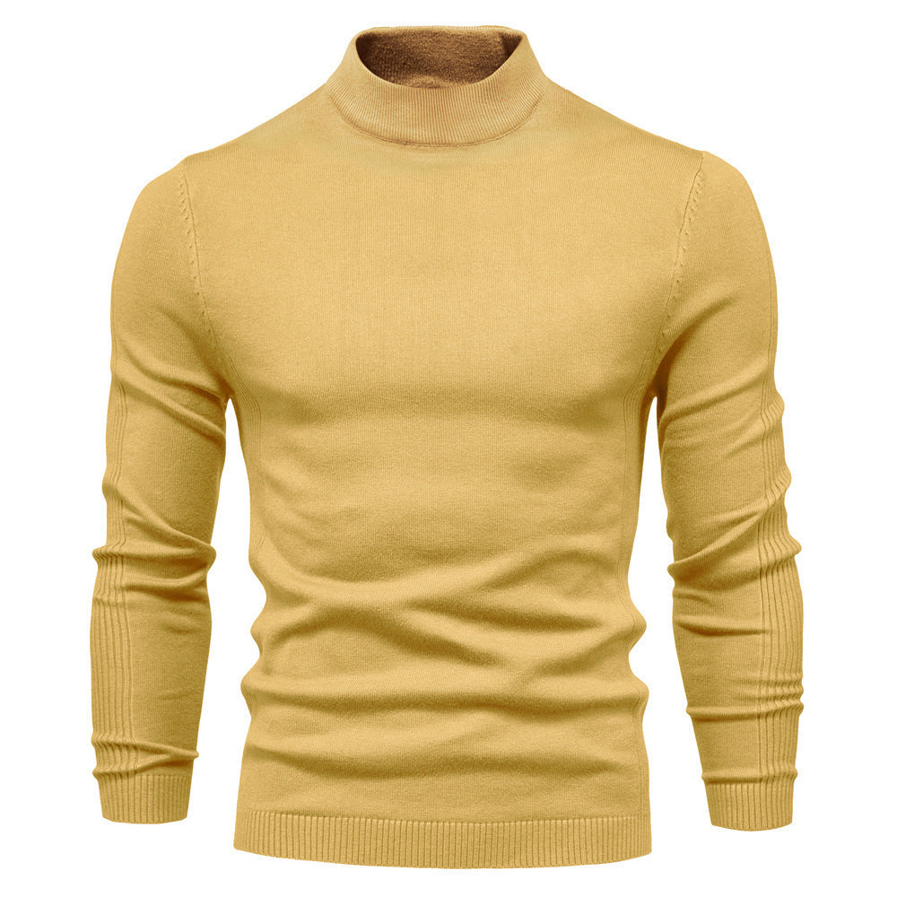 Herren stilvoller Rollkragenpullover aus weicher Merinowolle ShopNory