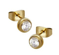 Damen Elegante Kristall-besetzte Stecker Ohrringe Shop Nory