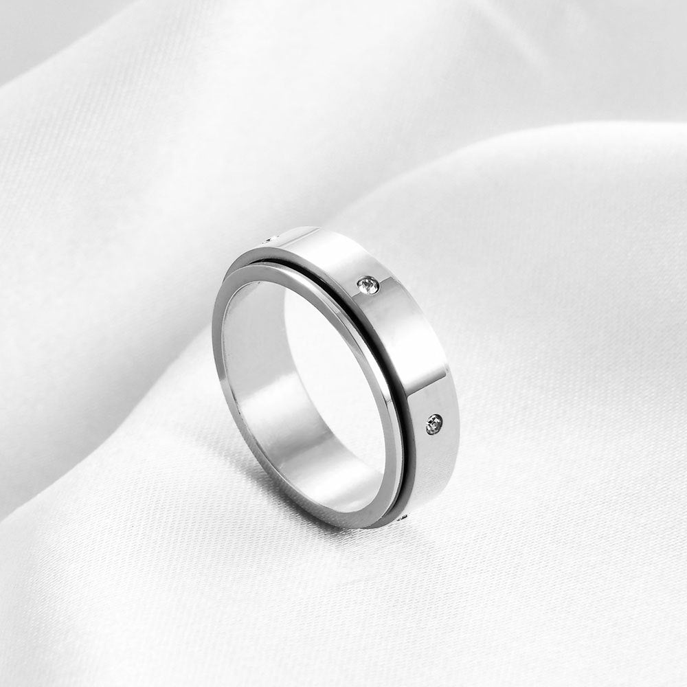 Herren Ring mit elegantem Design und funkelnden Akzenten Shop Nory