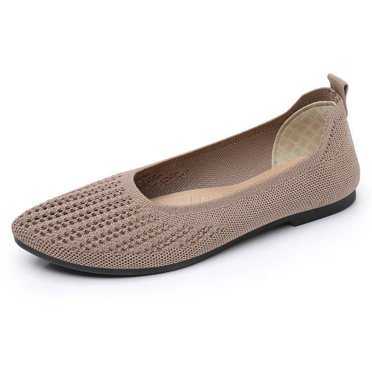 Damen Komfortable Ballerinas mit atmungsaktiver Netzstruktur und weichem Innenfutter