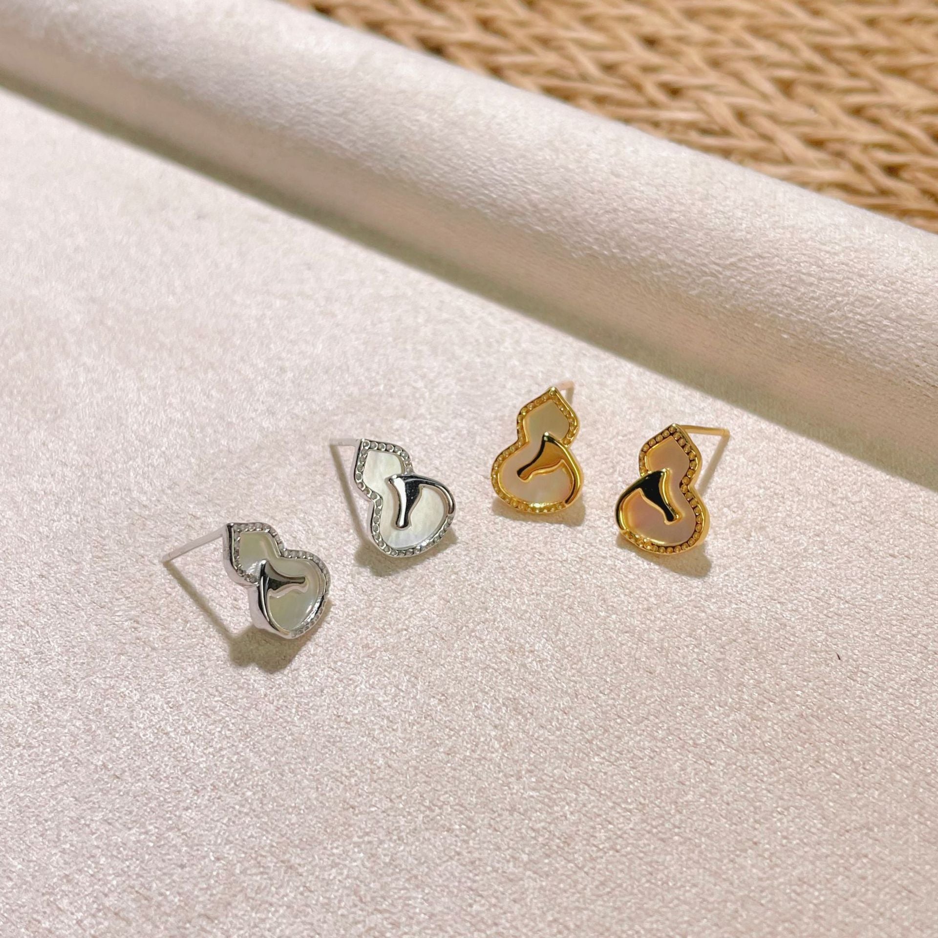 Damen Ohrstecker mit einzigartigem Muschel-Design Shop Nory