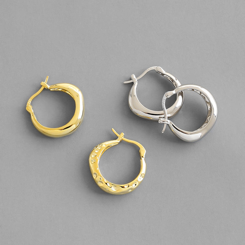 Damen Ohrringe mit modernem, kunstvollem Design und elegantem Glanz Shop Nory