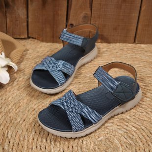 Damen Sportliche Sandalen mit elastischen Riemen