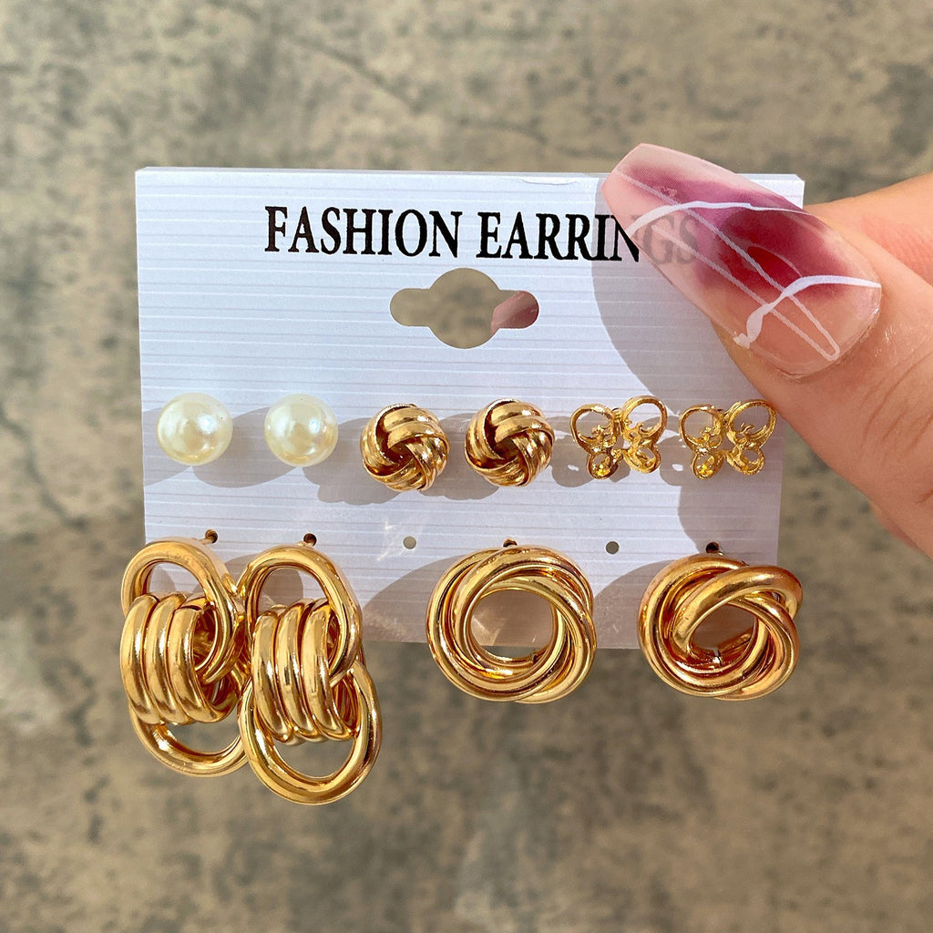 Damen Ohrringe Set mit eleganten Designs und verspielten Details Shop Nory