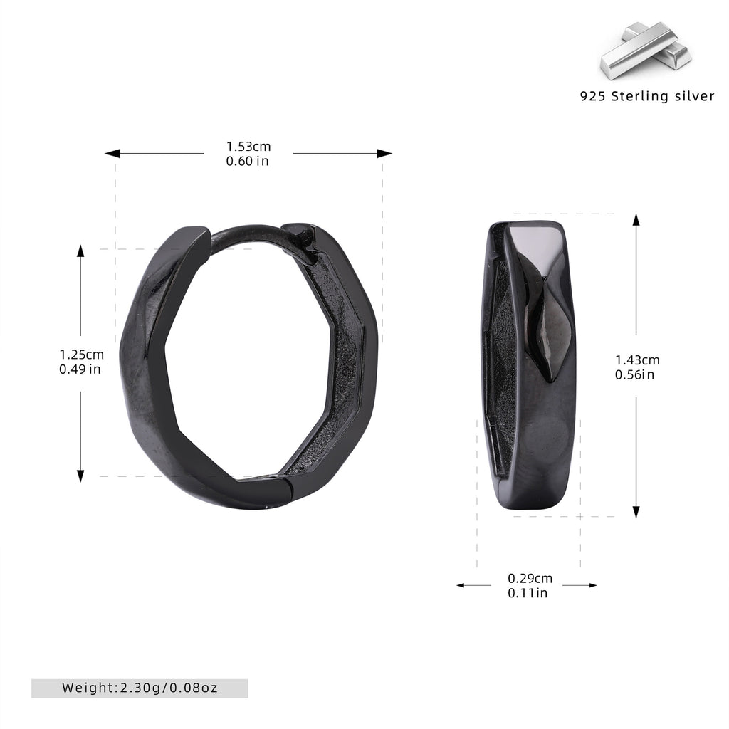 Damen geometrische Creolen mit modernem Design Shop Nory